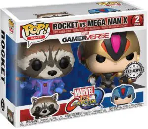 Figurine Rocket vs Megaman – 2 pack – Marvel Gamerverse