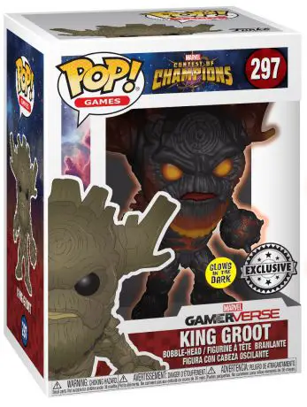Figurine pop Roi Groot - Brillant dans le noir - Tournois des Champions - 1