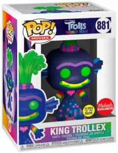 Figurine Roi Trollex – Brillant dans le noir – Les Trolls- #881