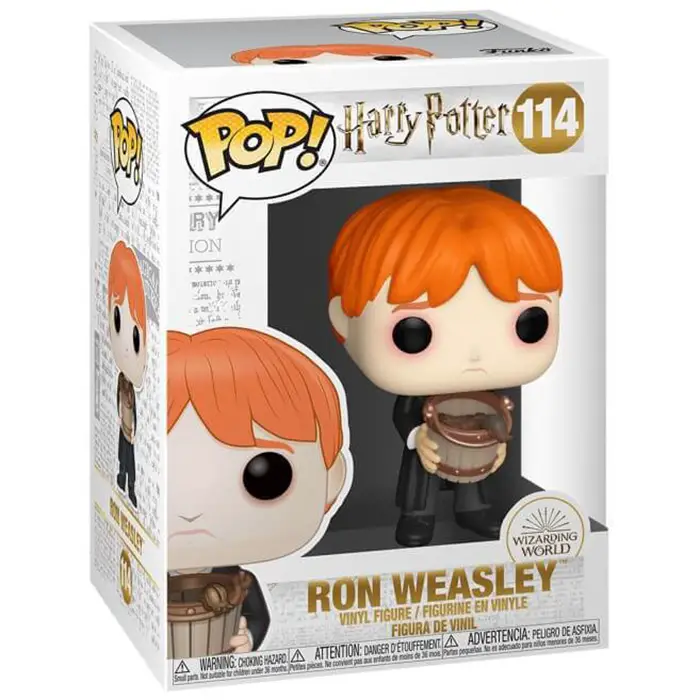 Figurine pop Ron Weasley with slugs - Harry Potter - 2