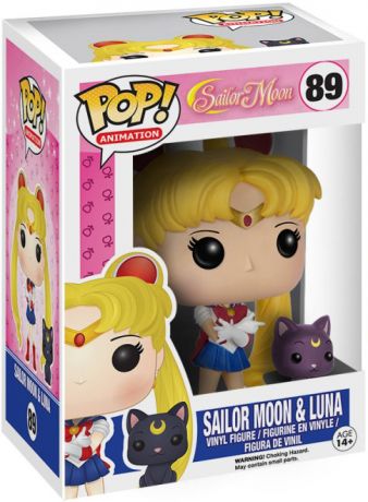 Figurine pop Sailor Moon avec Luna - Sailor Moon - 1
