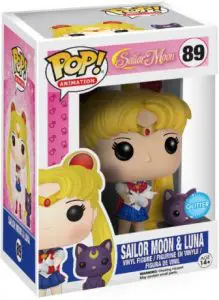 Figurine Sailor Moon avec Luna – Pailleté – Sailor Moon- #89