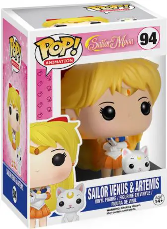 Figurine pop Sailor Venus avec Artemis - Sailor Moon - 1