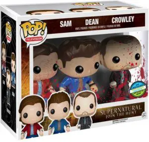 Figurine Sam, Dean & Crowley – Ensanglanté – 3 pack – Supernatural