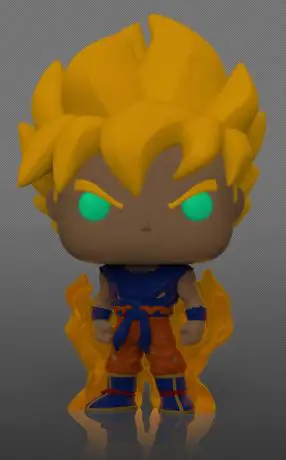 Figurine pop San Goku super saiyan - Glow In The Dark - Dragon Ball - 2