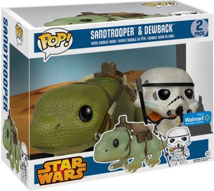 Figurine pop Sandtrooper & Dewback - 2 Pack - Star Wars 1 : La Menace fantôme - 1