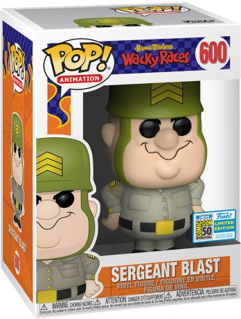 Figurine pop Sergent Blast (Les Fous du volant) - Hanna-Barbera - 1