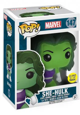 Figurine pop She-Hulk - Brillant dans le noir - Marvel Comics - 1