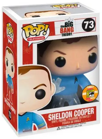 Figurine pop Sheldon Cooper - Star Trek Téléportation - The Big Bang Theory - 1
