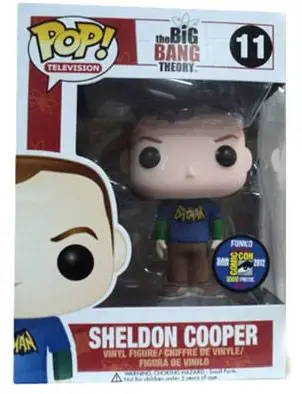 Figurine pop Sheldon Cooper - Tshirt Batman - The Big Bang Theory - 1
