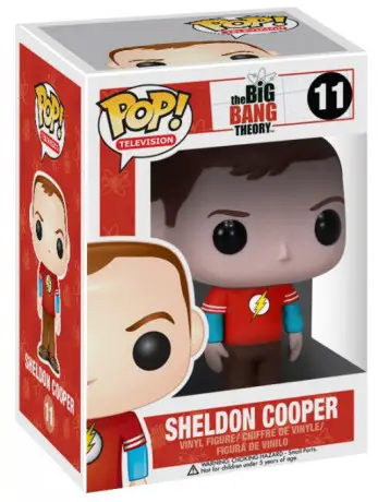 Figurine pop Sheldon Cooper - Tshirt Flash - The Big Bang Theory - 1