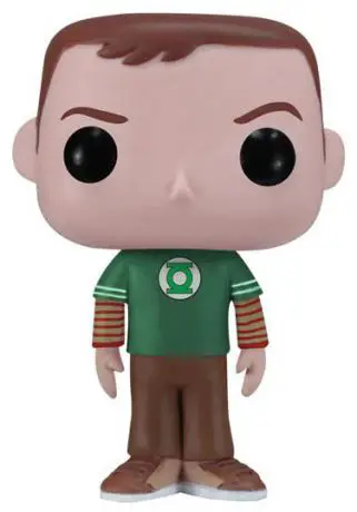 Figurine pop Sheldon Cooper - Tshirt Green Lantern - The Big Bang Theory - 2