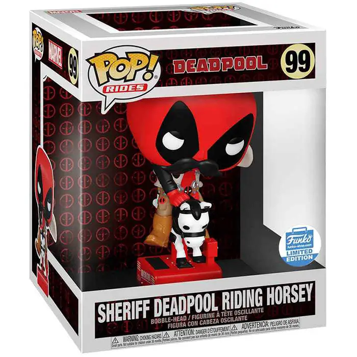 Figurine pop Sheriff Deadpool riding horsey - Deadpool - 2