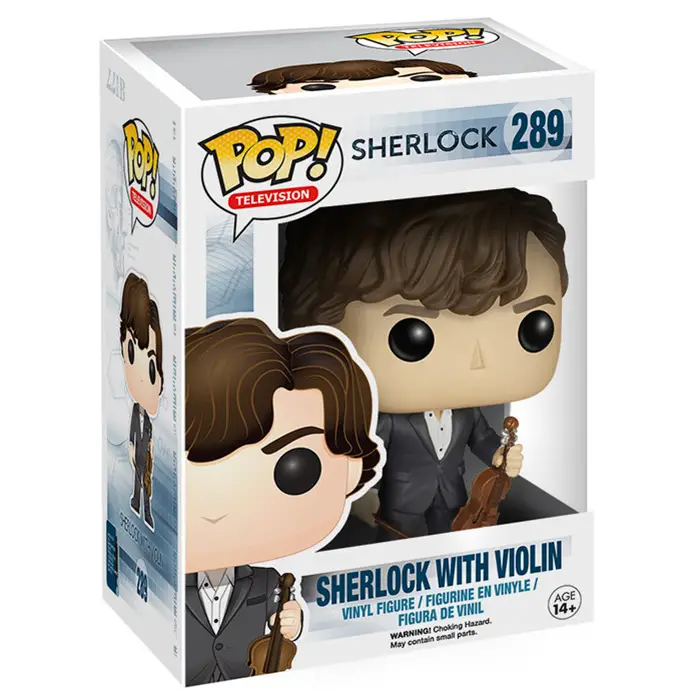 Figurine pop Sherlock avec son violon - Sherlock - 2