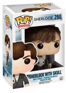 Figurine Sherlock Holmes avec crâne – Sherlock- #290