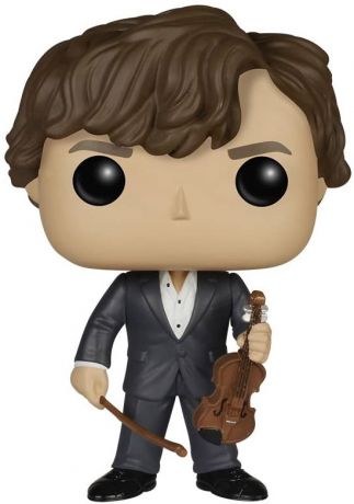 Figurine pop Sherlock Holmes avec violon - Sherlock - 2