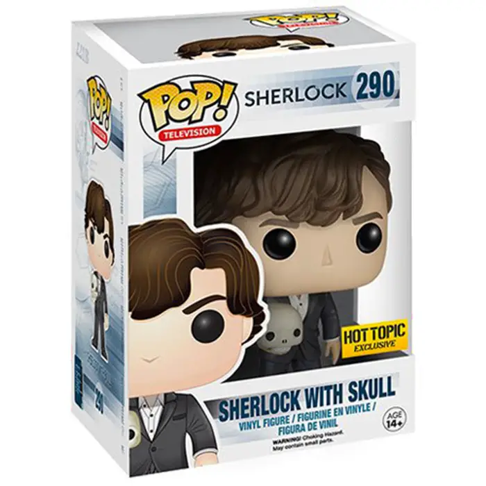 Figurine pop Sherlock with skull - Sherlock - 2