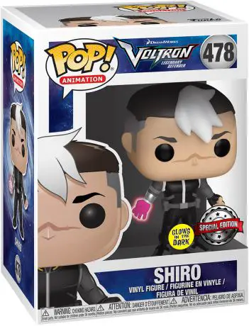 Figurine pop Shiro - Brillant dans le noir - Voltron, le Défenseur Légendaire - 1