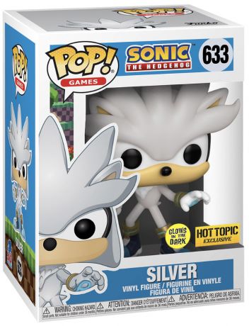 Figurine pop Silver - Glow In the Dark - Sonic le Hérisson - 1