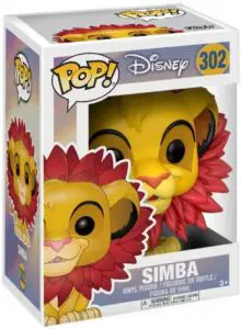 Figurine Simba avec Crinière de Feuilles – Le Roi Lion- #302