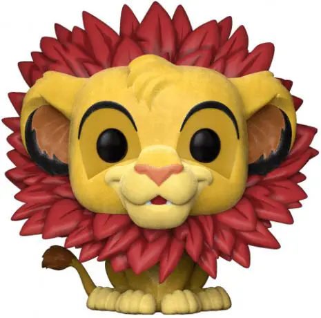 Figurine pop Simba avec Crinière de Feuilles - Floqué - Le Roi Lion - 2