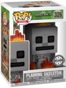 Figurine Skeleton en feu – Minecraft- #326