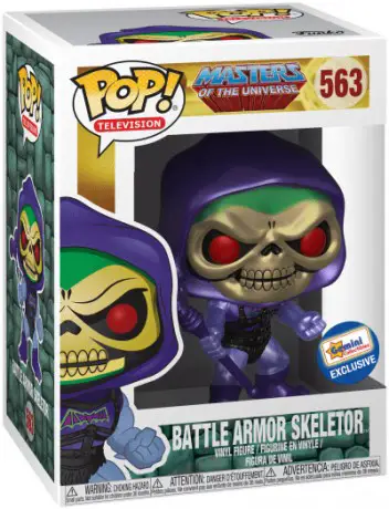 Figurine pop Skeletor avec Armure de Combat - Métallique - Les Maîtres de l'univers - 1