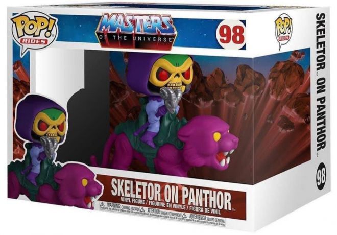 Figurine pop Skeletor sur panthère - Les Maîtres de l'univers - 1