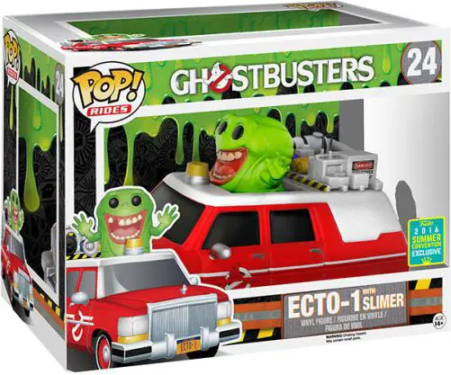 Figurine pop Slimer avec Ecto-1 - Ghostbusters - SOS fantômes - 1