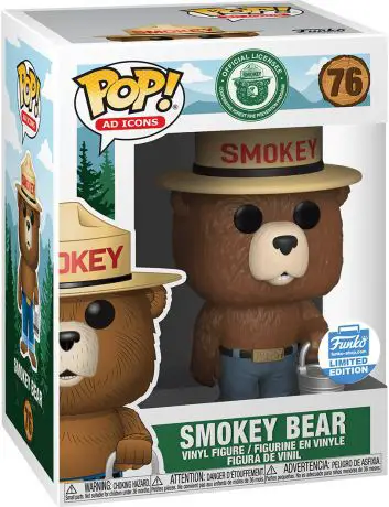 Figurine pop Smokey Bear - Icônes de Pub - 1