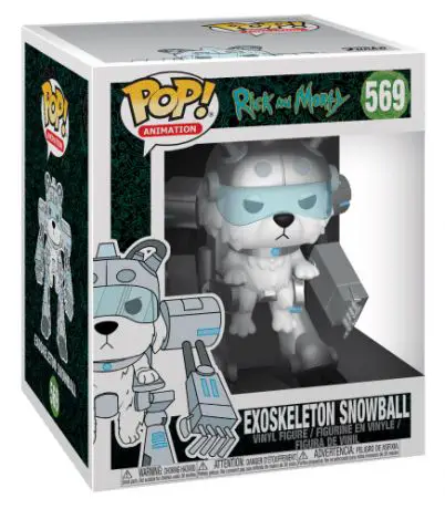 Figurine pop Snowball avec exosquelette - 15 cm - Rick et Morty - 1