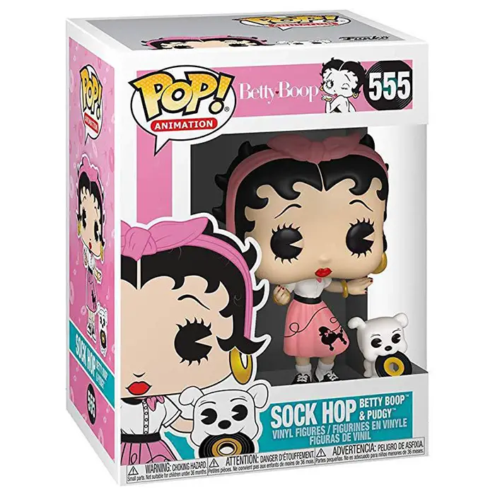 Figurine pop Sock Hop Betty Boop and Pudgy - Betty Boop - 2