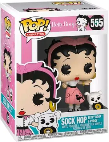 Figurine pop Sock Hop Betty Boop & Pudgy - Betty Boop - 1