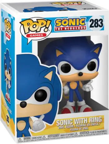 Figurine pop Sonic avec Anneau - Sonic le Hérisson - 1