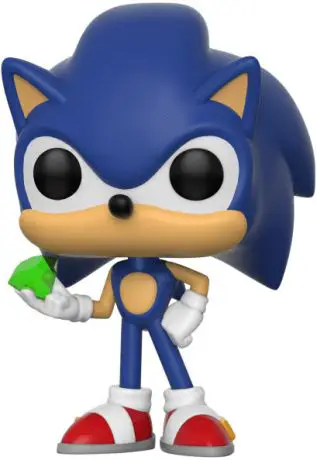 Figurine pop Sonic avec émeraude - Sonic le Hérisson - 2