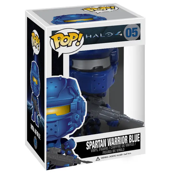 Figurine pop Spartan Warrior Blue - Halo 4 - 2