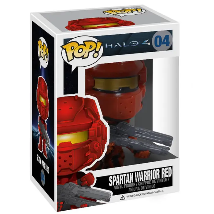 Figurine pop Spartan Warrior Red - Halo 4 - 2