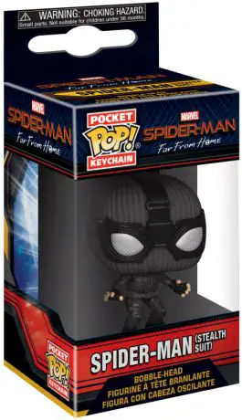Figurine pop Spider-Man avec Costume Furtif - Porte-clés - Spider-Man : Far from Home - 1