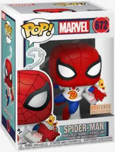 Figurine Spider-Man avec Pizza – Marvel Comics- #672