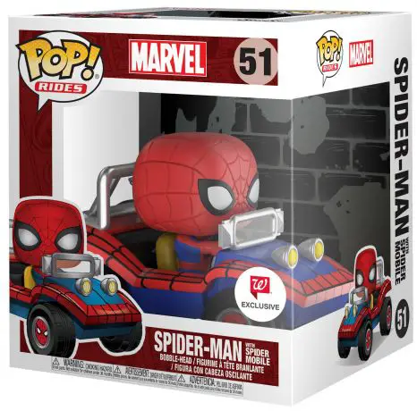 Figurine pop Spider-Man avec spidermobile - Marvel Comics - 1