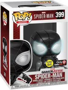 Figurine Spider-Man (Costume Négatif) – Brillant dans le noir – Spider-Man Gamerverse- #399