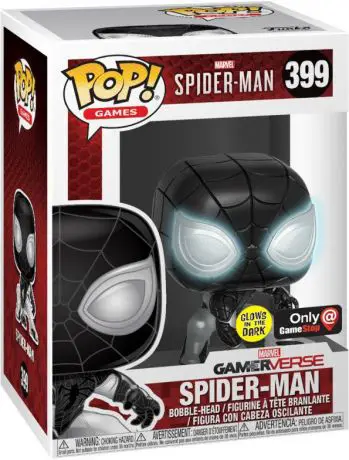 Figurine pop Spider-Man (Costume Négatif) - Brillant dans le noir - Spider-Man Gamerverse - 1
