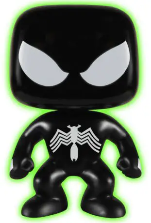Figurine pop Spider-Man costume noir - Brillant dans le noir - Marvel Comics - 2