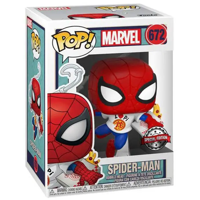 Figurine pop Spider-Man I love Pi - Marvel - 2