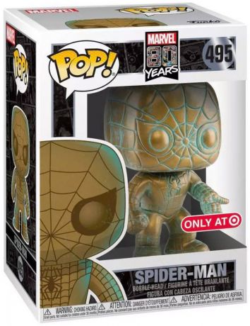 Figurine pop Spider-Man - Patine - Marvel 80 ans - 1