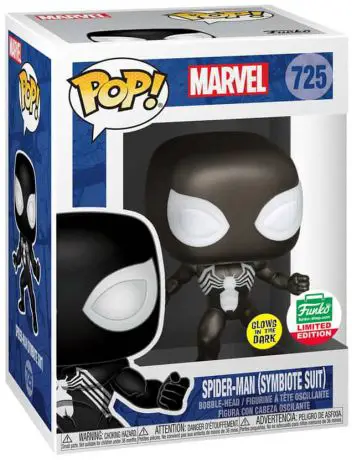 Figurine pop Spider-Man Symbiote costume - Glow In The Dark - Marvel Comics - 1