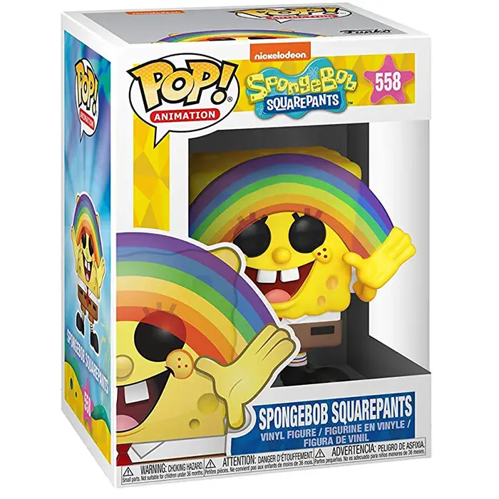 Figurine pop Spongebob Squarepants with rainbow - Bob l'éponge - 2