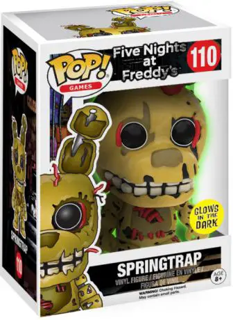Figurine pop Springtrap - Brillant dans le noir - Five Nights at Freddy's - 1