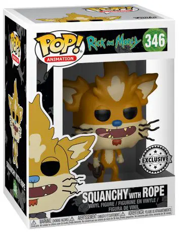 Figurine pop Squanchy avec corde - Rick et Morty - 1
