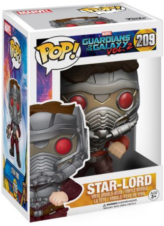 Figurine pop Star-Lord avec plate-forme aérodynamique - Les Gardiens de la Galaxie 2 - 2